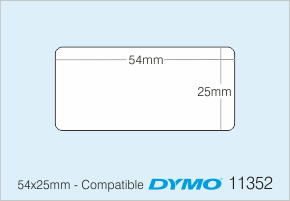 Etiquetas DYMO 11352 Compatibles - Ref.00144